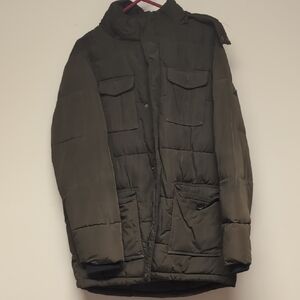 Calvin Klein Men's Olive Puffer Jacket